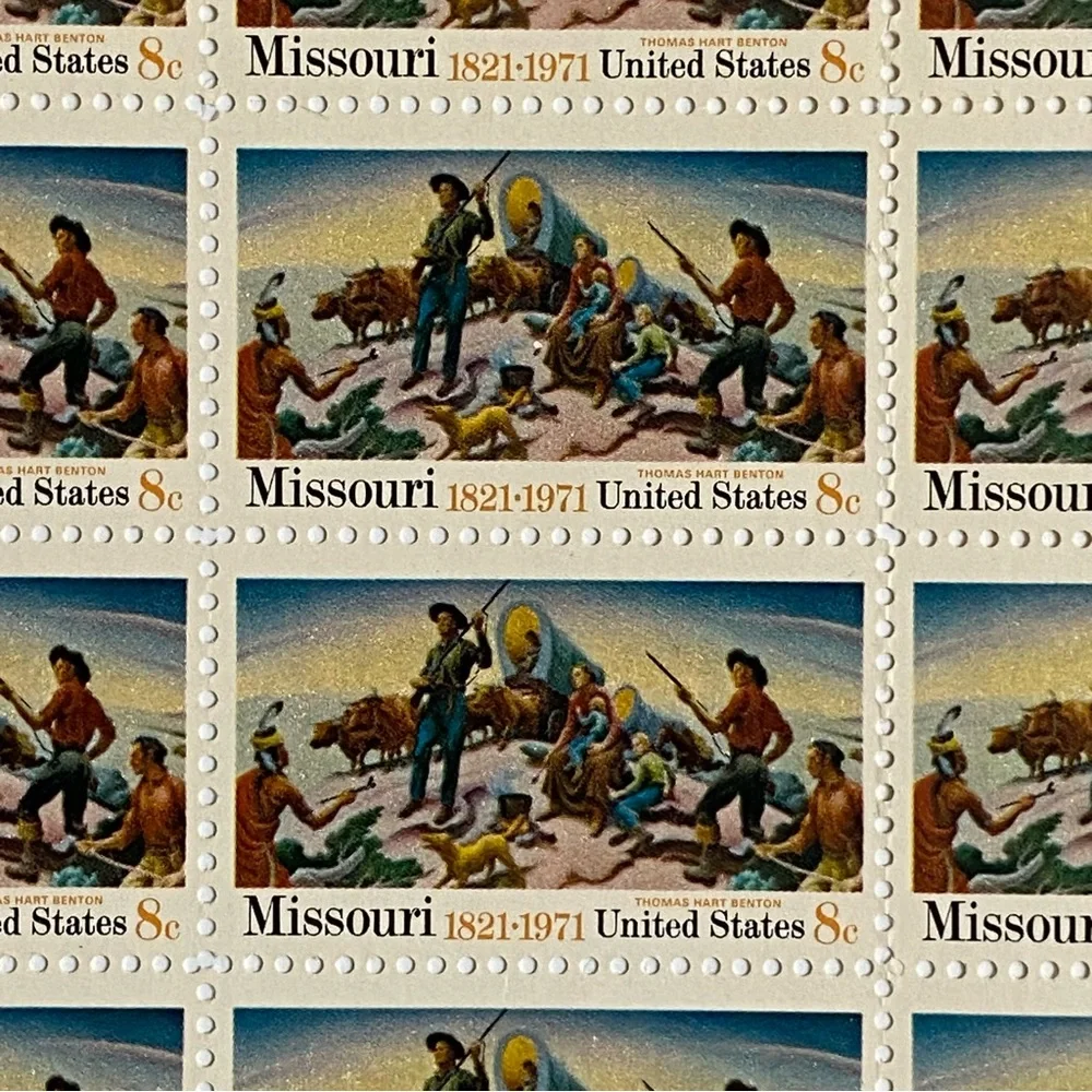 Missouri Stamps 1821 - 1971 US SCOTT 1426 Full Sheet Of 50 8 Cent MNH Vintage